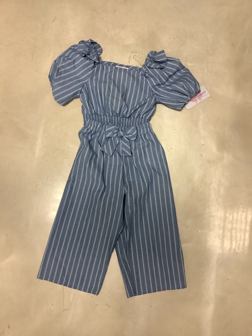 Striped Blue two piece set kids